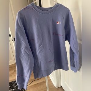 Powder Blue Champion Crewneck